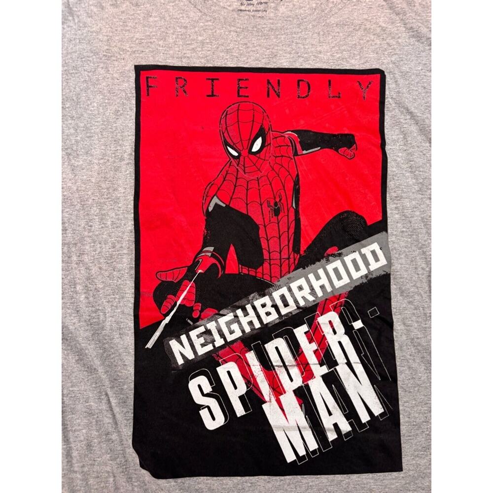 Men's Marvel Studios Friendly Neighborhood Spider-Man Graphic T-shirt XL Gray